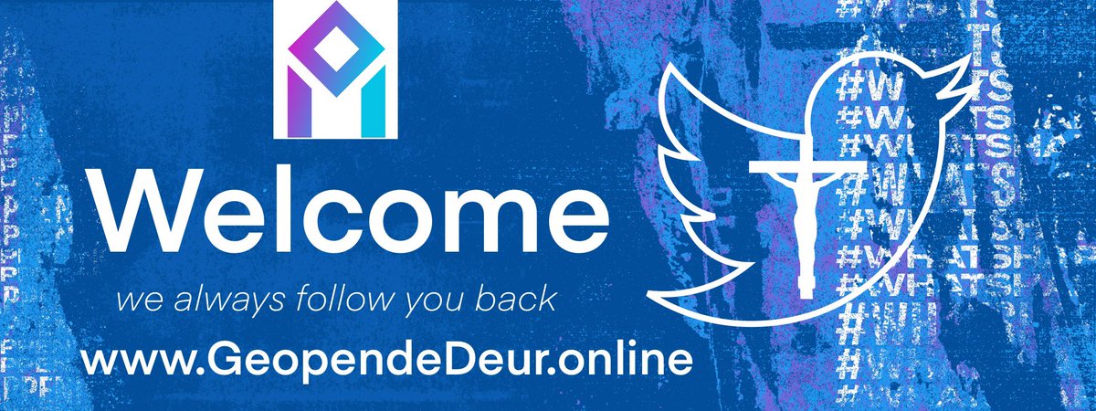 @Southern0007 Welcome to the GeopendeDeur.online (Opened Door) a live and streaming Christian community. God bless the United States of America! #alwaysfollowback