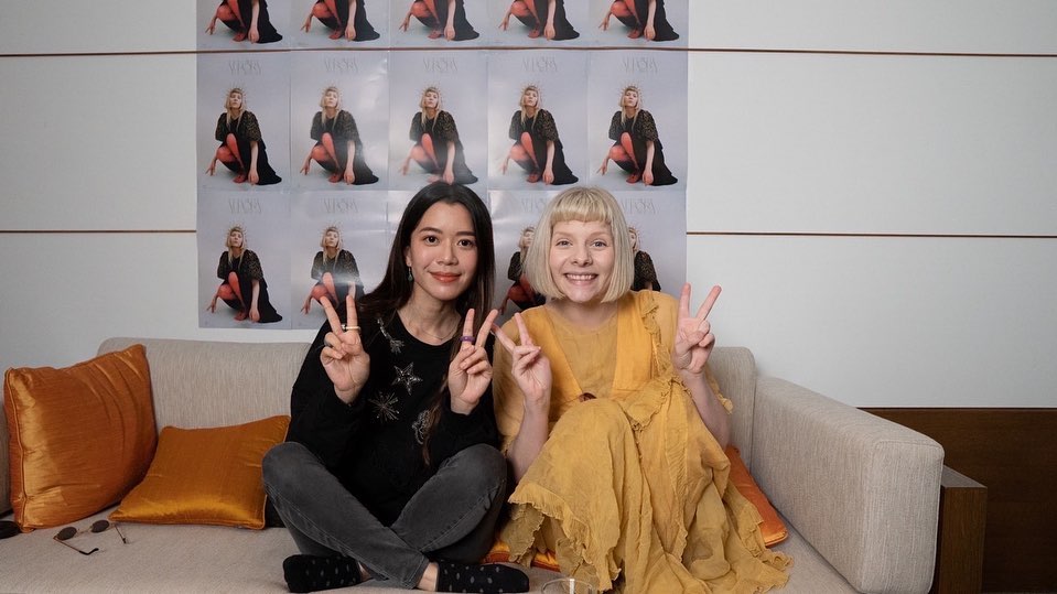 AuroraFranceOff's tweet photo. [ICRT INTERVIEW]

Back when @AURORAmusic was in Taiwan, she spoke to DJ Shio from  @ICRT100 about her love for insects, her animal soul, her collab with Qing Feng and more ... 🇹🇼

Full interview ➡️ https://t.co/QyI45COGZN 

📷/🎥: @ICRT100 on Instagram 
➡️ https://t.co/1tTWHhXxzl https://t.co/p2HBjS8Cf5