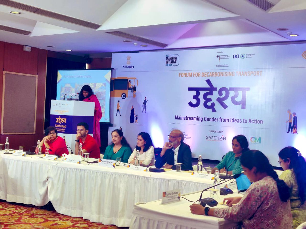 Was an honour to co-moderate this session on feminising the e-mobility ecosystem! <a href="/OMIFoundation/">OMI Foundation</a> <a href="/WRICitiesIndia/">WRI Cities India</a> @safetipinapp <a href="/Urban_Catalysts/">The Urban Catalysts</a> <a href="/iki_germany/">IKI Germany</a> <a href="/NITIAayog/">NITI Aayog</a>