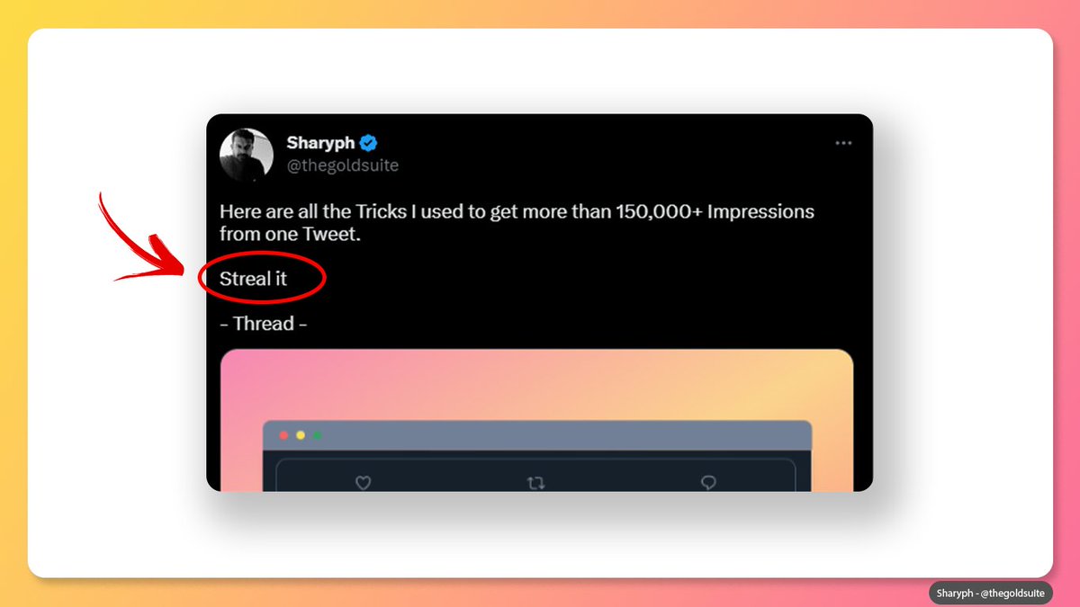 I wrote 3 threads that got: • 4,500,000 impressions • 8,240 retweets ...