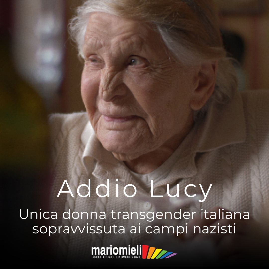 mariomieliroma's tweet photo. Ci lascia oggi Lucy Salani, unica donna transgender a essere sopravvissuta ai campi di sterminio nazisti. 
La sua storia è un esempio di coraggio, forza e resistenza per tuttə noi https://t.co/2gq3kv3Avn
