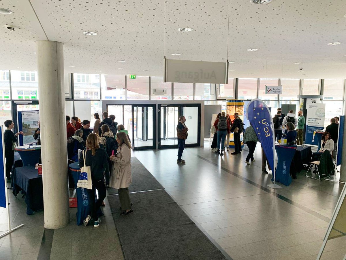 JenaVersum's tweet photo. We are happy about the great #SpeedSearching event in #Jena &amp; the @EC2U_Alliance cities in #Europe!👏 #RI4C2
Thank you to our experts who spoke about their #research &amp; working fields and our curious guests.
So much expertise on #water and #sustainability here!💙💚 #woldwaterday https://t.co/cfFGZuuoui