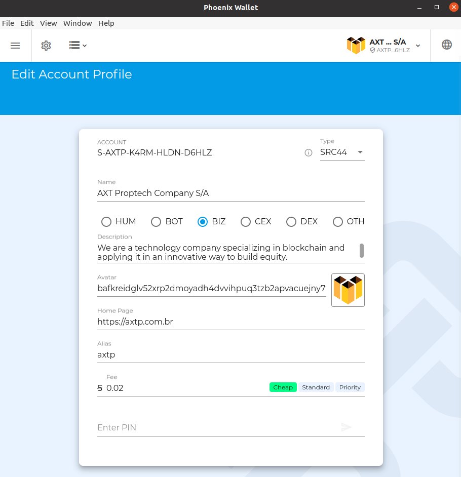 ohager5's tweet photo. The same standardized data format (SRC44) used for Aliases (as shown here: https://t.co/VZurPHPKzw) is supported for the on-chain account/profile metadata. The standard is supported throughout the @signum_official eco-system, i.e. XT wallet, Explorer, and several #dApps https://t.co/BgiKxZG8dR
