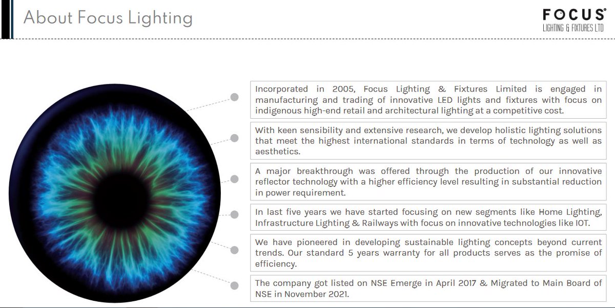 𝗙𝗢𝗖𝗨𝗦 𝗟𝗶𝗴𝗵𝘁𝗶𝗻𝗴 & 𝗙𝗶𝘅𝘁𝘂𝗿𝗲𝘀 𝗹𝘁𝗱.🧵 👉Today let's FOCUS on a lighting co