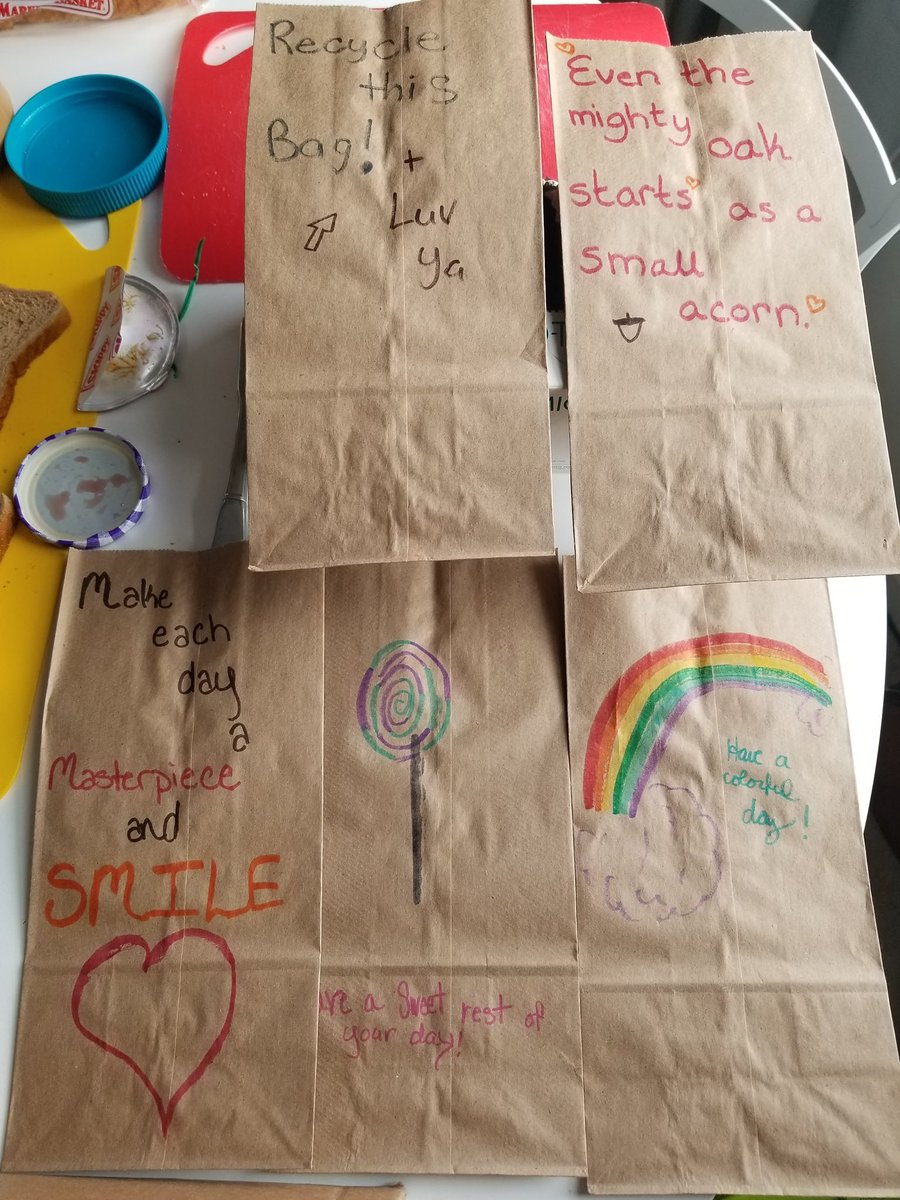 It’s Day 2 of our Spring Bag Decorating Campaign! We are so excited to be having this event! As people send in their bags, we will be sharing them on here for you all to see. Have a great day and don’t forget to spread some kindness!! #letsdolunch4love #kindness