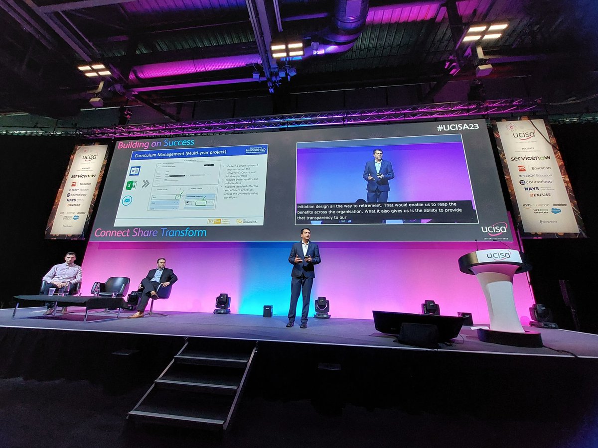 UCISA's tweet image. We&apos;re learning how to successfully transform curriculum management systems from institutions in the UK and Australia! 

Thanks to our International Sponsor @CourseLoop for their support of #UCISA23.

#UCISA #digital #Curriculum #transformation