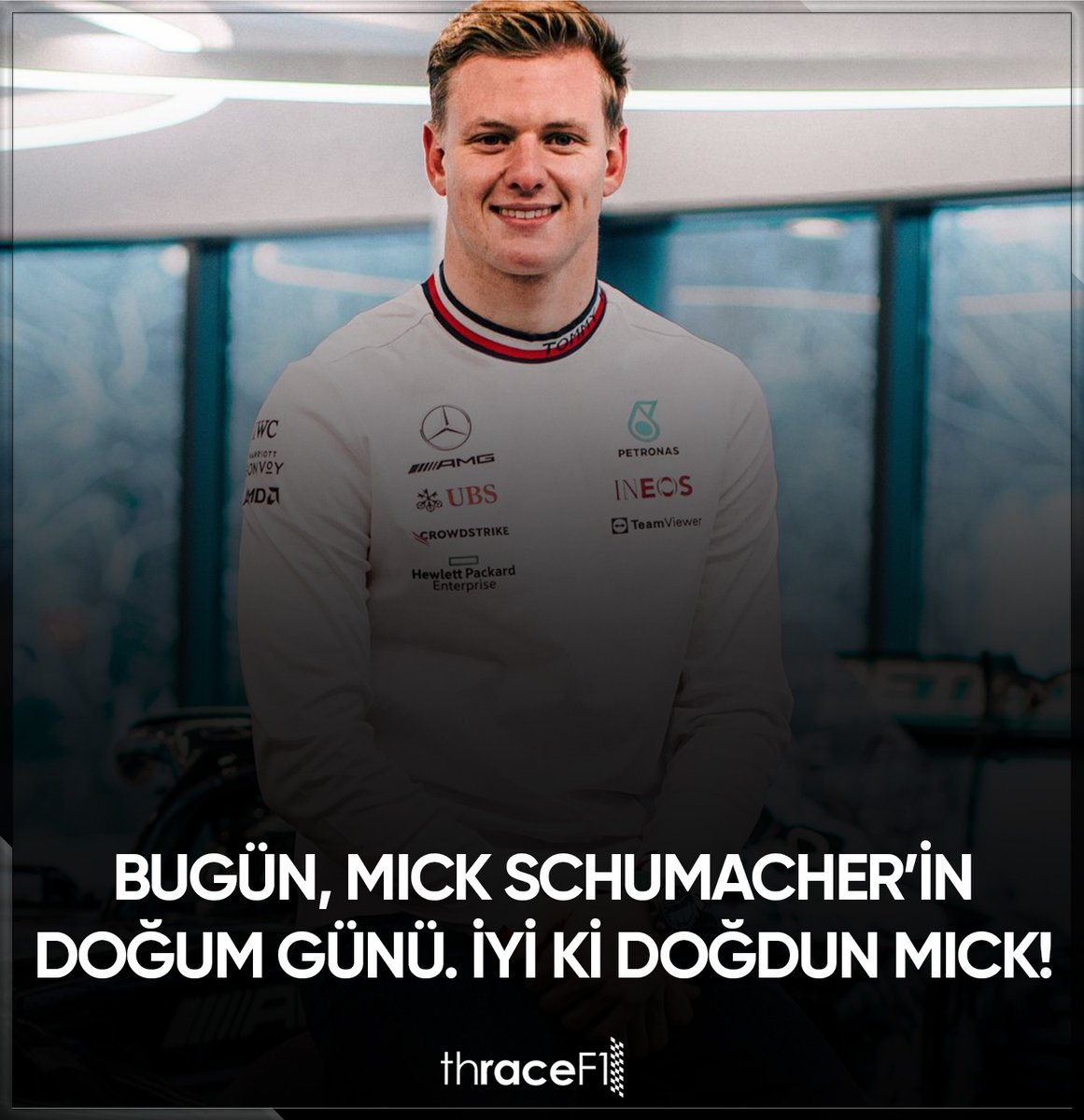 🎉 DOĞUM GÜNÜN KUTLU OLSUN MİCK.

#F1 #Formula1 #MickSchumacher