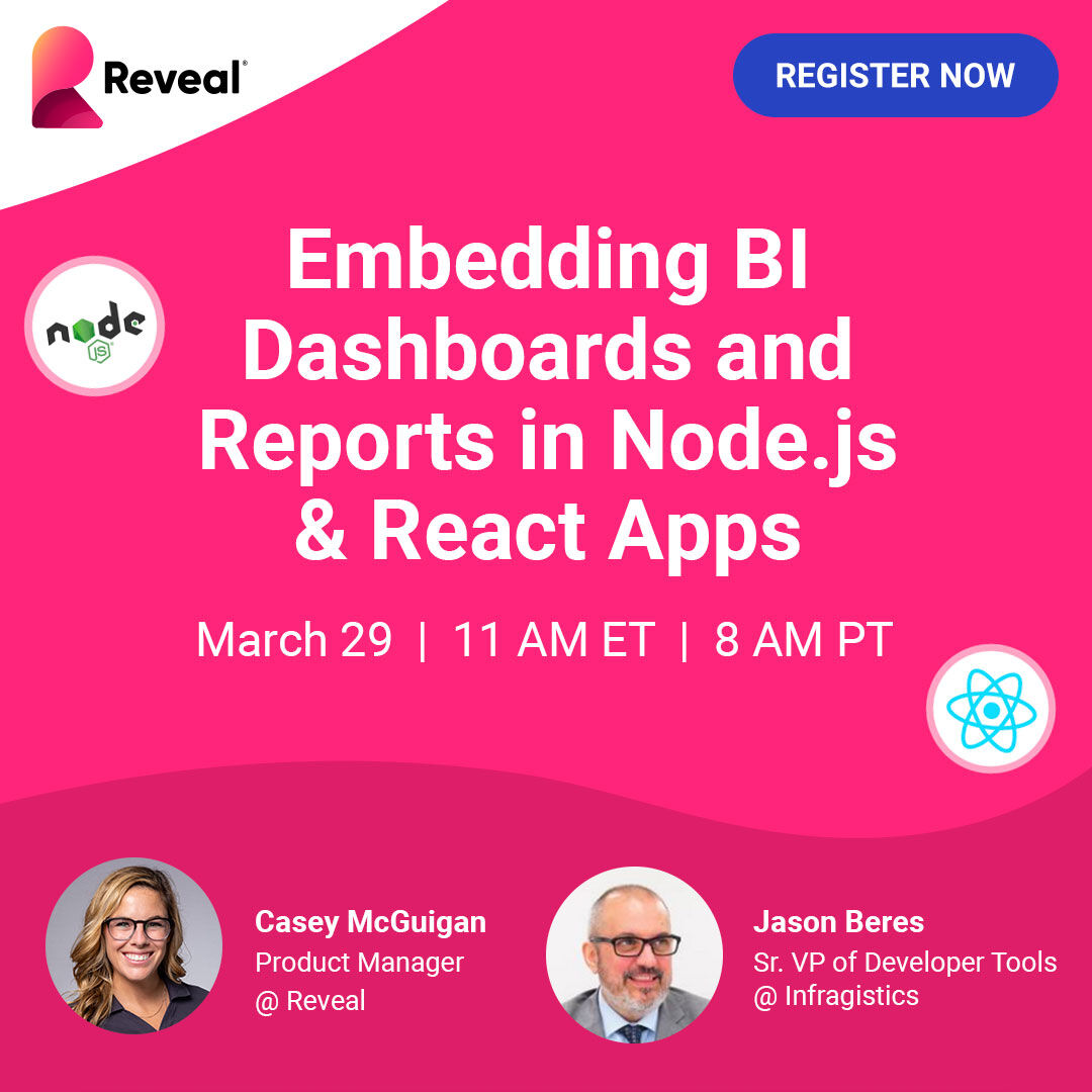 Reveal (@reveal_bi) on Twitter photo Learn from the best! 😎
Master the integration of powerful bi dashboards directly into your Node.js and React applications with ease.
<a href="/jasonberes/">Jason Beres</a> and @caseymcguigan will guide you through the process and show you how to create visually stunning reports.
bit.ly/3J6PGmL Learn from the best! 😎
Master the integration of powerful bi dashboards directly into your Node.js and React applications with ease.
<a href="/jasonberes/">Jason Beres</a> and @caseymcguigan will guide you through the process and show you how to create visually stunning reports.
bit.ly/3J6PGmL