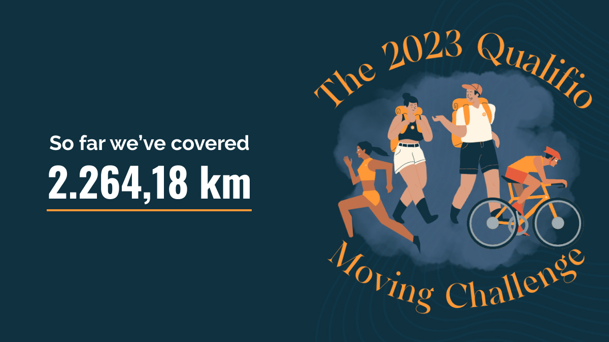 qualifio's tweet photo. 🏃🏼♂️ It's been just over a week since Qualifio launched the #movingchallenge encouraging employees to walk, run or cycle for a good cause!
💪 The goal: reach 4,750 km in 1 month.
#employerbranding #jobs #hiring #digitalmarketing https://t.co/QNbBg99N8x