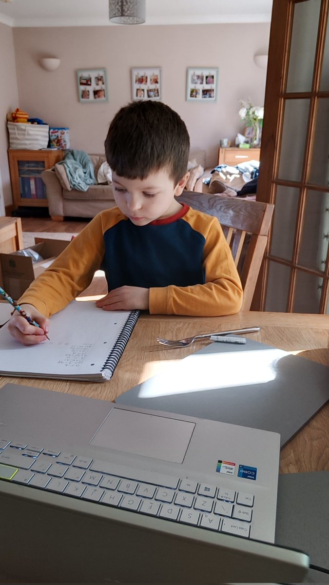 Misterbodd's tweet photo. I'm on PPA
He boy is 'off sick' (vommed in the night yesterday)
It can only mean one thing...
#SATsPractice
#LovingFather
#HeWishesIHadACoolerJob https://t.co/0A1CXAof9w
