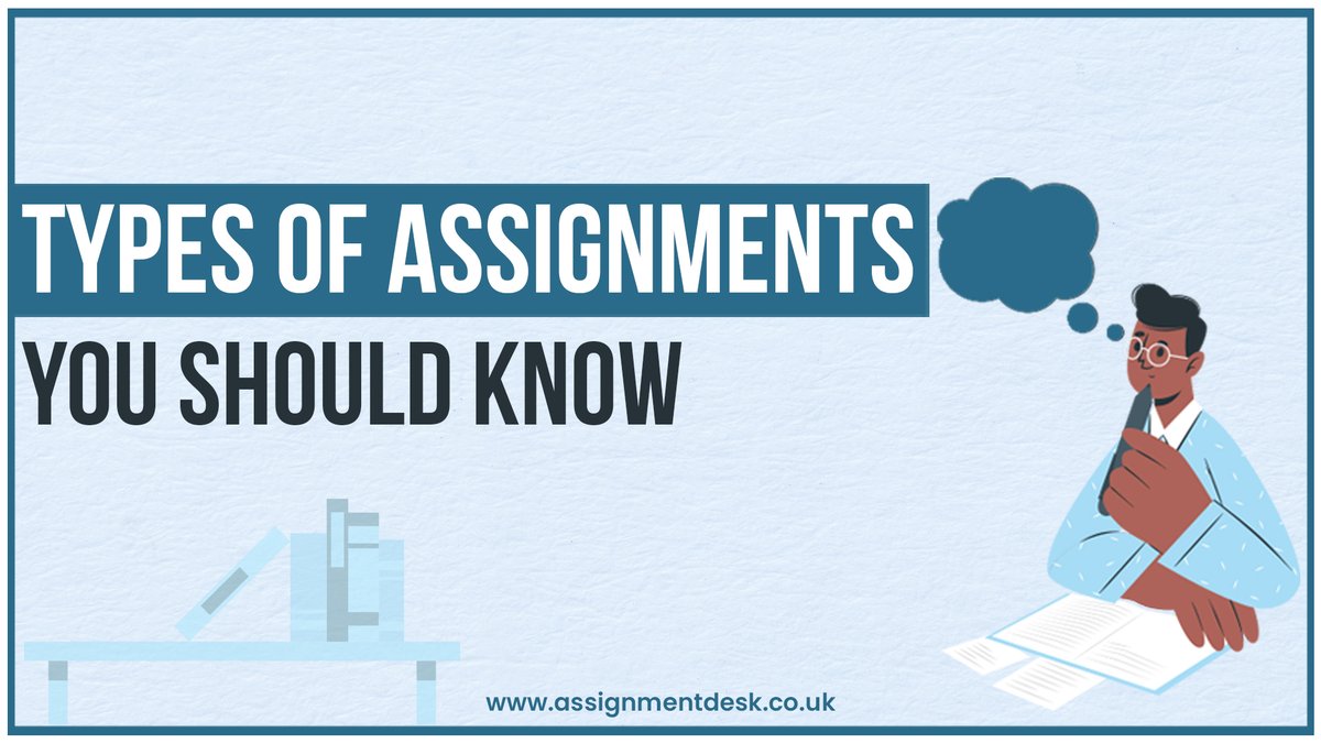 deskassignment's tweet photo. 🤔 Did you know there are different types of #assignments out there? 📝 
Check out our #Blog to discover them all.
Blog - https://t.co/CSX4PBZM0v
#AssignmentTips #AcademicLife #AcademicTwitter #studytwtbr #Studylog #studytwtph #StudentsFirst #students #WednesdayMotivation https://t.co/xhdqRkU4f4