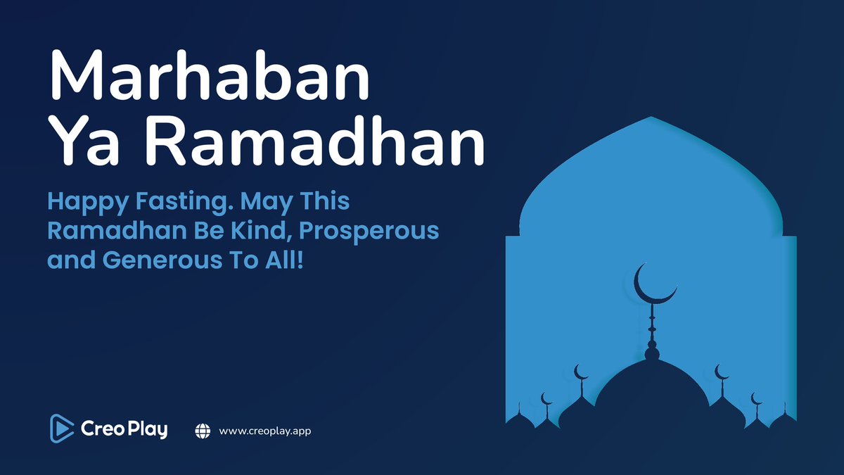 CreoPlay_app's tweet image. Greetings Commissioner,

Let's welcome the month of Ramadan with hearts filled with harmony, love, and joy. May this holy month of Ramadan grants us forgiveness and peace. 
Happy fasting!

Regards,
The Evermore Knights Team

#evermoreknights #creoplay #NFTs #gamefi #turnbased