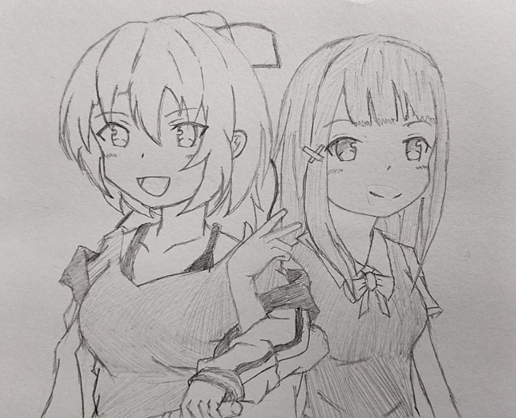 myonkuu514's tweet photo. #デトちゃん絵
夢のコラボおめデトーございます!
私の好きなお二人のコラボ...曲や動きカメラワーク、最高でした。( ˶ˊᵕˋ˶)見てたら描く気力が溢れたので描きました。
LINEスタンプの「おめデトー!」語呂が良いですね。 https://t.co/0gPO9qd79w