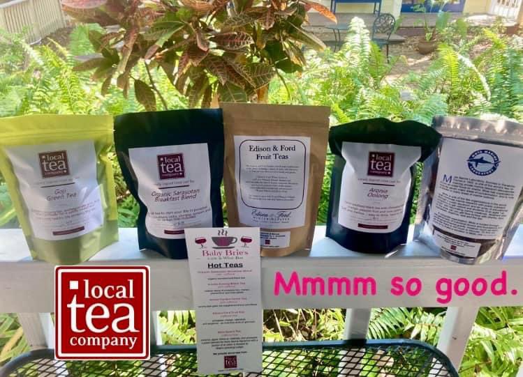 LocalTeaCo's tweet image. We are thrilled to have #BriesCafé as our newest Serving Partner.  Thanks for the post!

Solid #TeaMenu w/many favorites + Aronia #Oolong a bold choice. 

Check them out in #TowlesCourt #SRQ
#Sarasotan #Goji #SipLocally #LocalTea #TeaJourney #SpartansHelpingSpartans #GoGreen