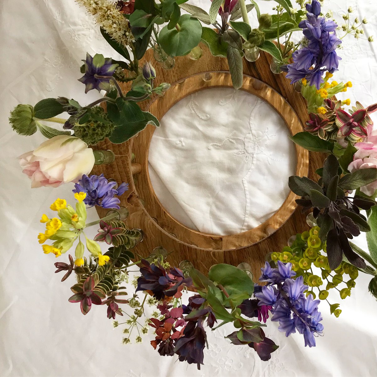 A homemade test tube vase for Spring blooms and any kind of foliage to make stunning displays throughout the year with single stems... #crafting #Norfolk #vase #testubevase