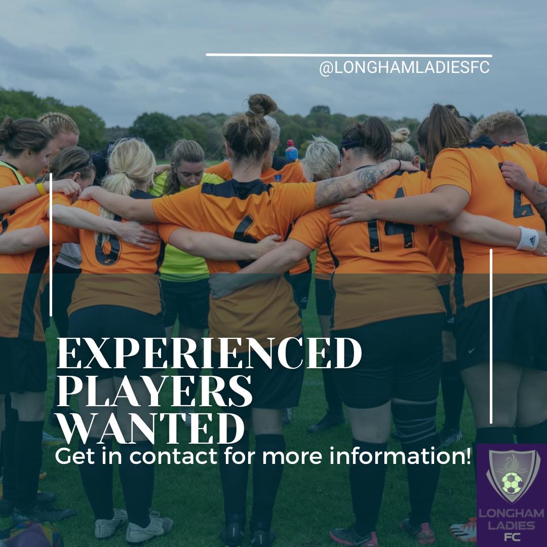 If you are looking to join an ambitious club then Longham Ladies could be for you! #womensfootball
#dorsetwomensfootball
#Ladies
#longhamladies
#newplayers
#grassrootsfootball
#newplayers
#football