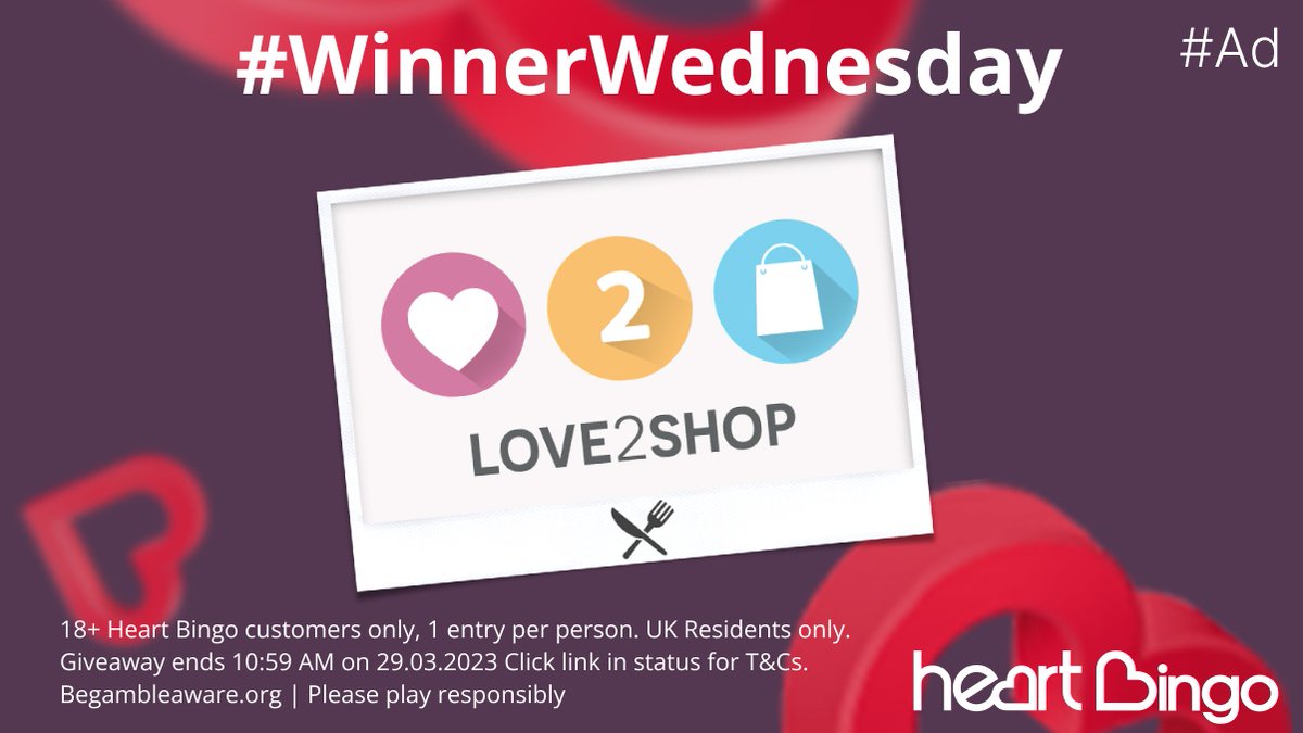 #WinnerWednesday is here and we have 5 x £20 Love2Shop vouchers to give away! 🎁 Fancy getting involved? Here's how:

1. Like, Retweet &amp; tag a friend 
2. Winners picked 29th March 2023.. Good Luck!

Full T&amp;C's can be found here: bit.ly/3YQ6Dqo