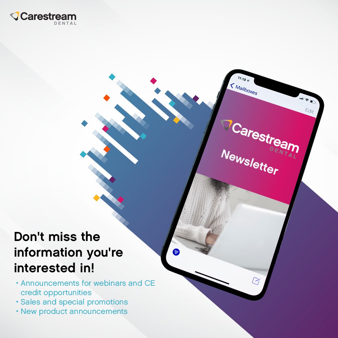 Don't miss the information you're interested in! Our #newsletter features:

• Announcements for webinars and #CEcredit opportunities
• Sales and special #promotions!
• New product announcements
• And much more!

Sign up: ow.ly/bxFs50N7pkQ

#DigitalDentistry #Dentistry
