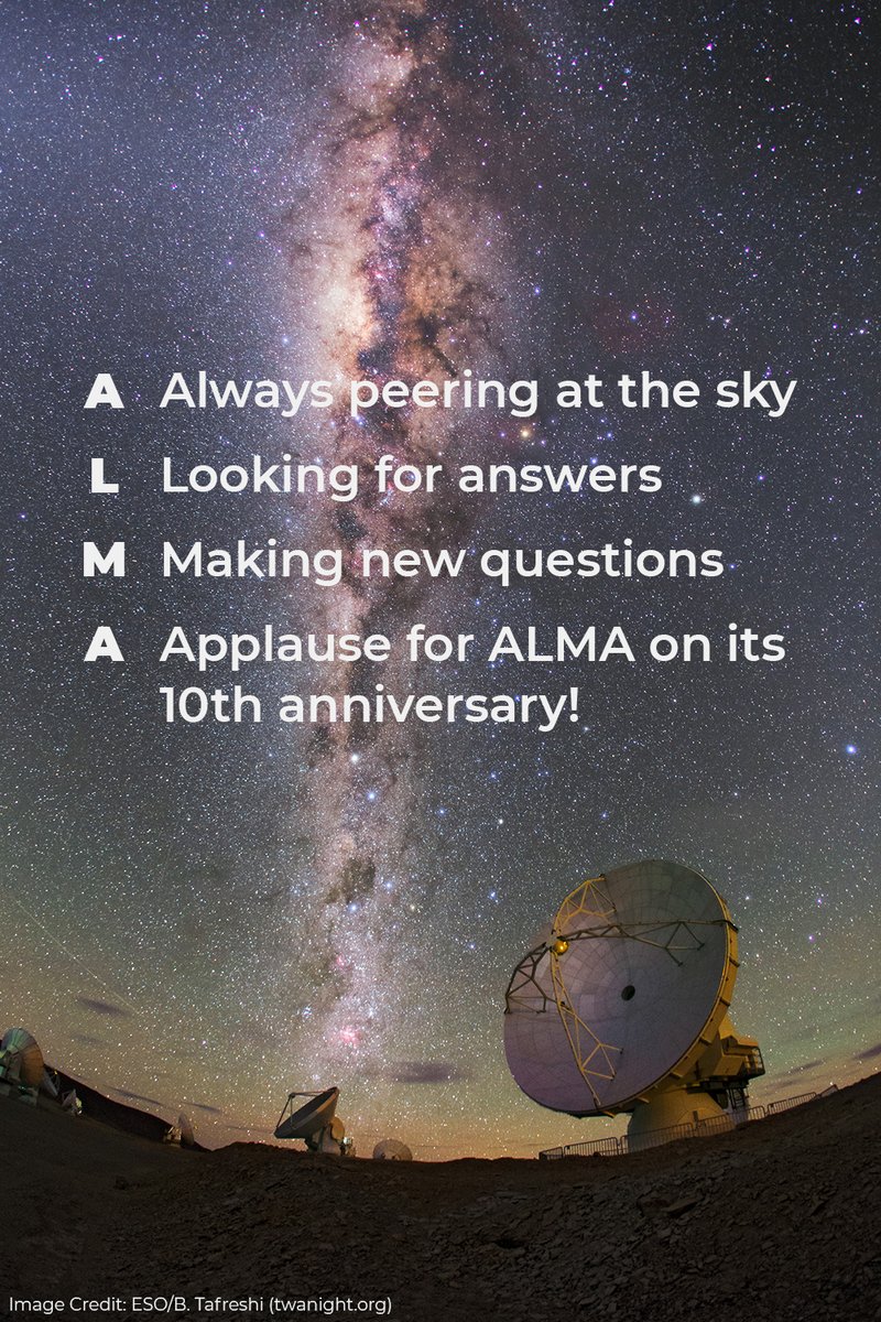 IAU OAO (@IAU_Outreach) on Twitter photo 2023-03-22 12:02:09 In honour of @UNESCO's #WorldPoetryDay, and @almaobs's 10th anniversary, we wrote a poem to express how excited we are at all of ALMA's accomplishments. 👏👏👏 Sorry we're not better poets! If you can do better, add your #appreciation #poem in the comments 👇 #ALMA #STEM In honour of @UNESCO's #WorldPoetryDay, and @almaobs's 10th anniversary, we wrote a poem to express how excited we are at all of ALMA's accomplishments. 👏👏👏 Sorry we're not better poets! If you can do better, add your #appreciation #poem in the comments 👇 #ALMA #STEM