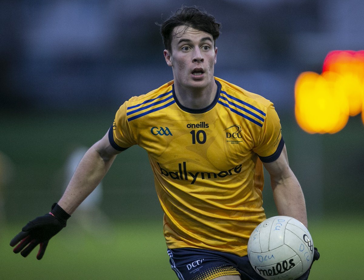 BusinessDCU's tweet image. Congratulations to Paraic Hughes (Bachelor of Business Studies) and Bill Carroll (Marketing, Innovation and Technology), who were selected for the  Electric Ireland Rising Stars Football Team of the Year. What a fantastic achievement! #DCUGAA #GAA #FirstClassRivals @DCUDocEirGAA