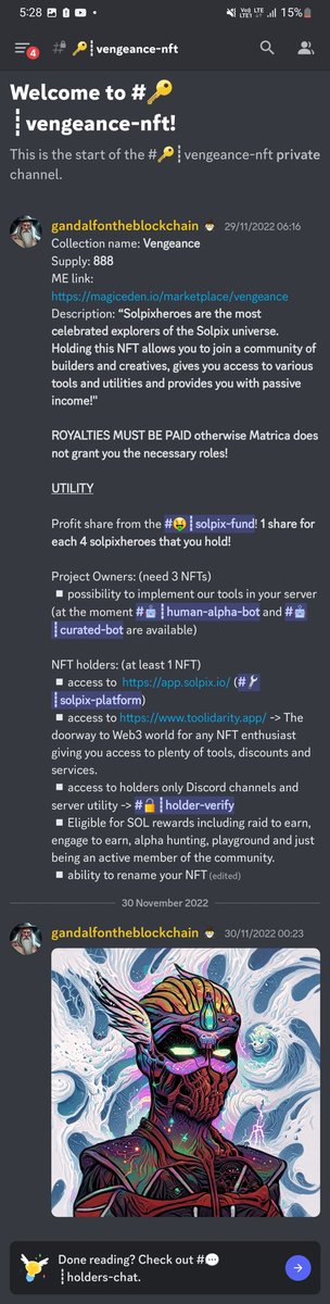 audiooo0_v0rt3x's tweet photo. Some of you must wonder why I am so bullish on @solpixdao so I will break it down in the form of screenshots so you can judge for themselves! They're really killing it with 10,000$ in payouts so far to its holders. #SolanaNFTs #solpixdao #solpixheroes #vengeance #titans https://t.co/ZfEvBeqUDT