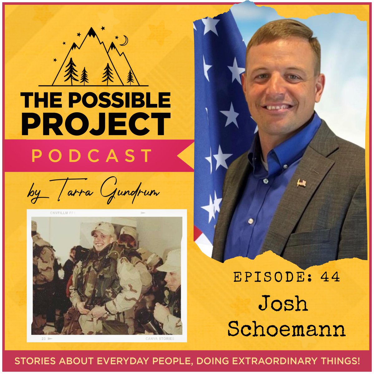 possiblepodlove's tweet photo. ✨NEW EPISODE✨ 
🎧Episode 44: @JoshSchoemann United States Army Veteran and County Executive for Washington County, WI. #veterans #Visionary #authenticleadership #loveyourneighbor #politics #policy 
 
👉LINK: https://t.co/o5uWqAdfVg https://t.co/ppjg0qtcX0