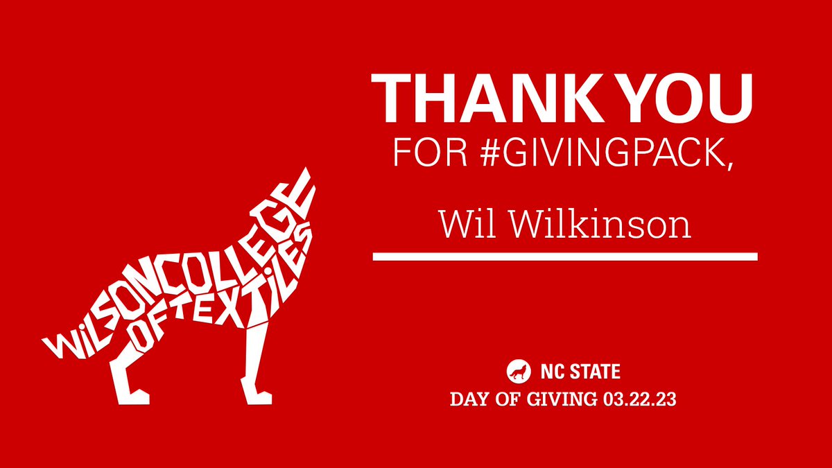 NCStateWilson's tweet photo. We wouldn't be able to do this work without you — thank you for #GivingPack! https://t.co/PXlqaNkkIV