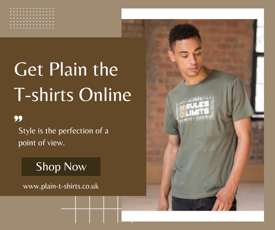 plaintshirtsuk's tweet image. Get Plain the T-Shirts Online 

"Style is the perfection of a point of view"

 bit.ly/40jp2g8

#plaintshirts #basictees #simplicitystyle #casualoutfit #overtop #customisedtshirts #onlineshopping #bulktshirts #tshirtsonline #plaintshirts #london #uk - @plaintshirtsuk