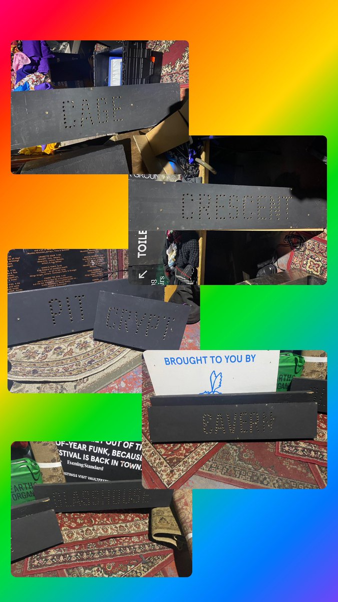 wearevault_'s tweet photo. Missed out on one of our iconic venue signs?! Well we have some *vintage* signs here for bartering! Pop down or send an offer via DMs if you’d like to reserve 🛍️🤑 #SaveVAULT https://t.co/t1woY5uorm