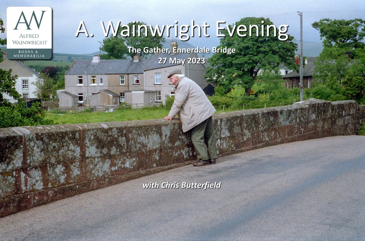 In May, we return to The Gather in Ennerdale Bridge for A. Wainwright Evening. This location features in the Coast to Coast story in the new Wainwright Memories book. alfredwainwright.co.uk/product/a-wain…