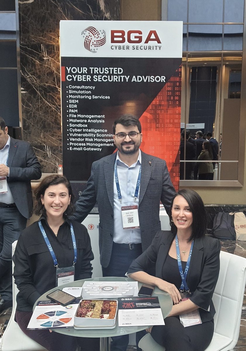 bgasecurity's tweet photo. IDC Türkiye Security Roadshow 2023’deyiz!
Siber güvenlik çözümlerimiz hakkında bilgi almak ve tanışmak için standımızı ziyaret edebilirsiniz.
#IDCSecurity https://t.co/aYaz4vewoj