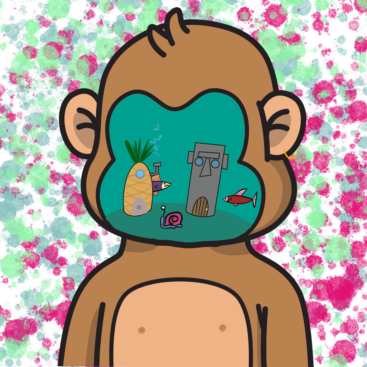 ipunchbees's tweet photo. My entry into #BuildAMonkee I have had a great time playing around with the @MonkeezNFT templates. https://t.co/OW320Zed4Z