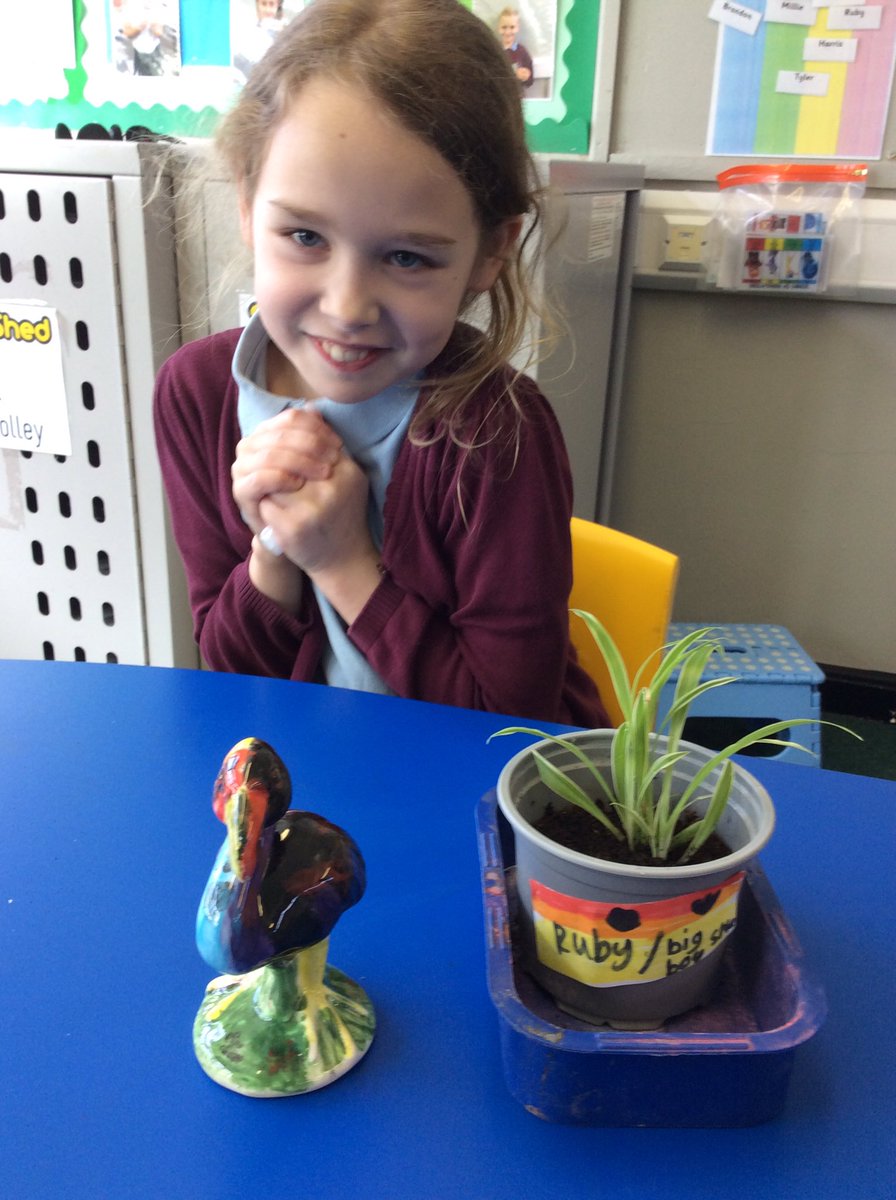 ks2_group's tweet photo. Today we got to take home our pottery and plant our spider baby cuttings into pots.
@StradbrokePri https://t.co/7WoYwQfuso