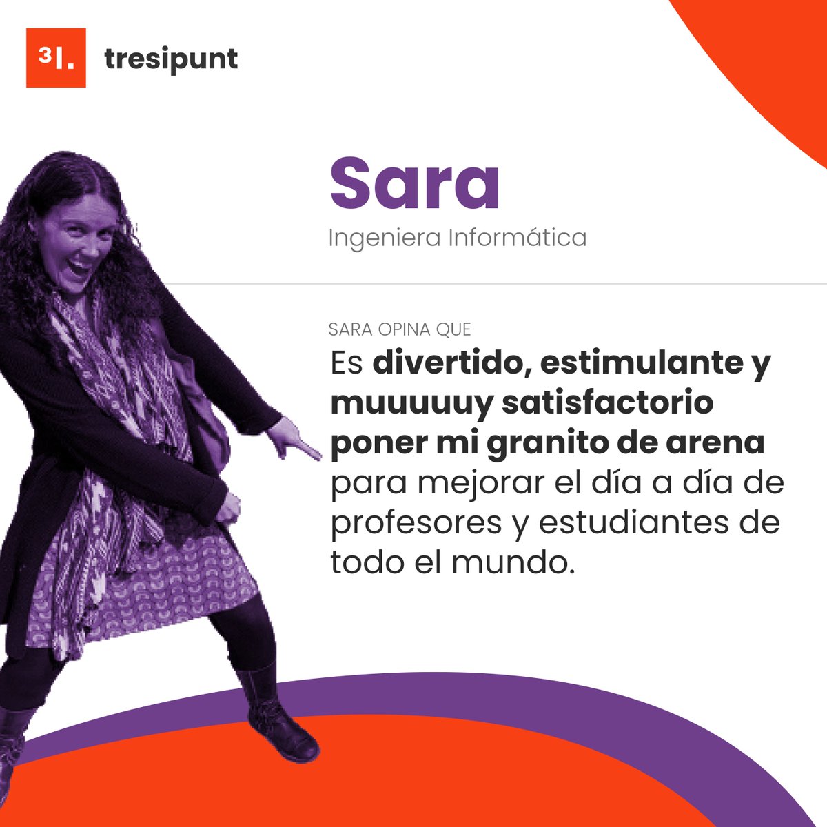 tresipunt's tweet image. 🎓 ¿Sabéis quién es @sara_arjona? Ella es desarrolladora en el proyecto de software libre @moodle.
😁 ¡Queremos darle las gracias por ser parte de este vídeo, ha sido un placer!
¡Seguimos! 🚀
🎥 youtube.com/watch?v=ARUqCp…