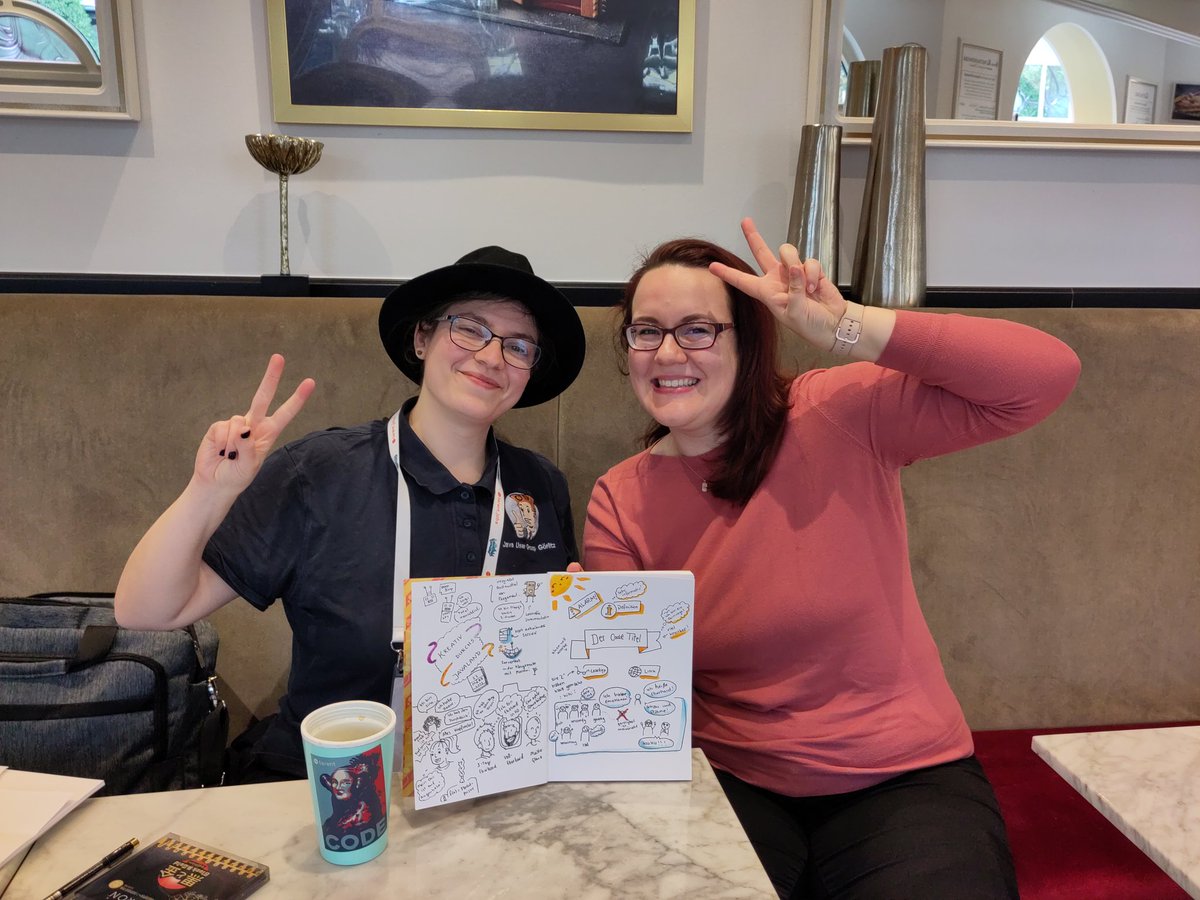 SanguinikDE's tweet image. Super cooler Sketchnote Workshop auf der #javaland von @wolkencode - Dankeschön! 🙌