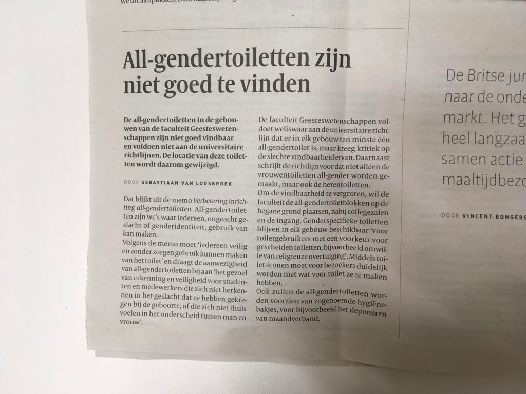 adrivanbeelen's tweet photo. Het Leids Universitair Weekblad Mare @mareonline maakt ongevraagd gebruik van de tekst uit een sketch van Van Kooten en De Bie. https://t.co/Y4RtYi6Hml