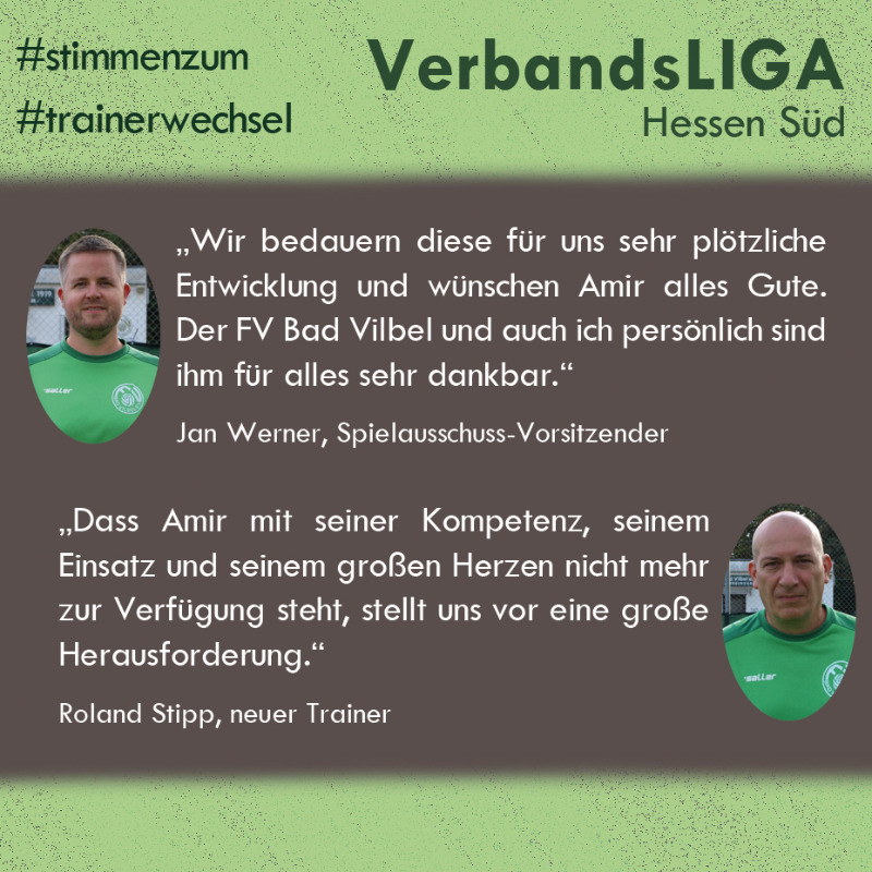 fvbadvilbel's tweet image. Viele anerkennende Worte für den ehemaligen Trainer finden unser 1. Vorsitzender, der Spielausschuss und sein Nachfolger, Roland Stipp.

Doch alle wissen auch, was die Zeit geschlagen hat und richten ihren Blick gleich nach vorne.

#FVBV #badvilbel #gruenweiss