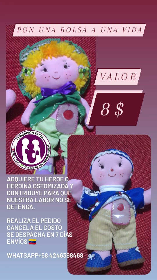 Con tu compra nos ayudas a costear los envíos de equipos especializados de ostomia para nuestros héroes.