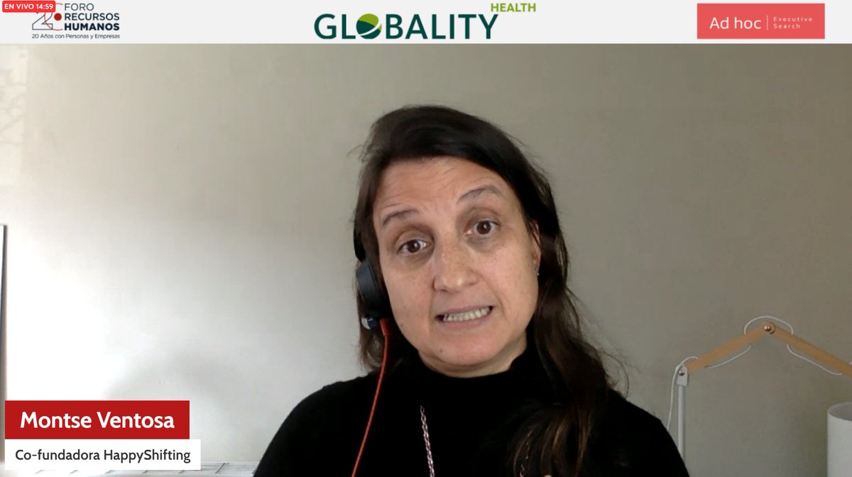 🔴#DIRECTO 
👤 <a href="/MontseVentosa/">Montse Ventosa</a> Co-Fundadora de Happyshifting
🎙️"La incertidumbre es mucho más difícil de gestionar. Requiere de unas competencias mucho más complicadas y el talento es más que nunca la capacidad de aprendizaje y cómo la gente es capaz de aprender y desaprender".