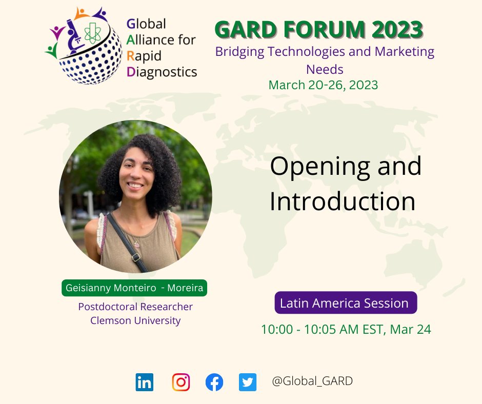 global_gard's tweet photo. 🌍 Get ready for the global virtual science event of the year! Register now to secure your spot. Register and join our Latin America Session.@MSU_BAE @CANRatMSU
@unifesp Free Registration at https://t.co/wGKV3197Dg
#GARD2023 https://t.co/hiwISNkvZU