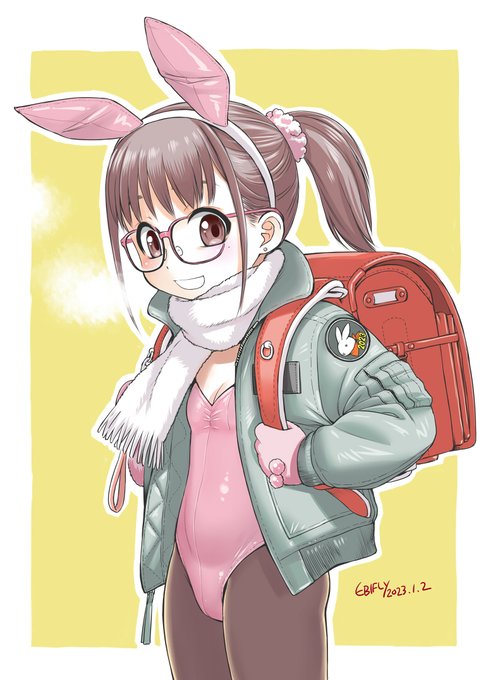 そんな日があるとは…UPしなきゃ と思ったら昨日か!でも貼る  #ランドセルの日 