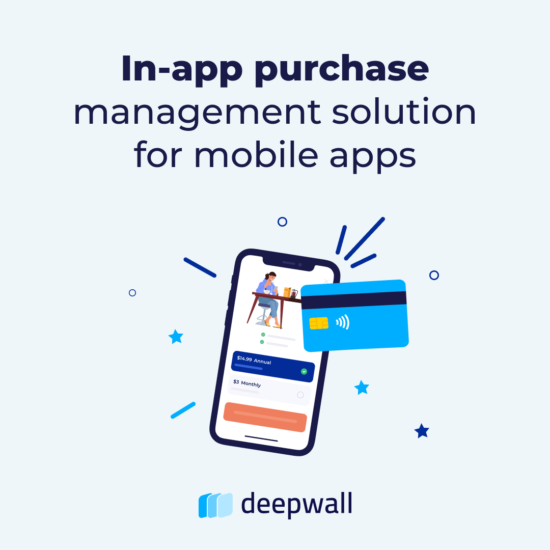 deepwallcom's tweet photo. If you are optimizing for in-app purchases in your app, Deepwall is the best solution partner for you. Get started with Deepwall today and reach your target in no time with smart paywalls. https://t.co/J4T7sRSk00