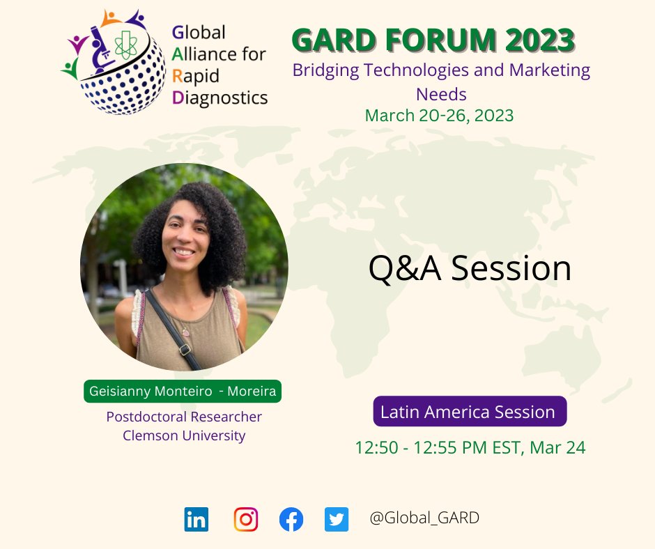global_gard's tweet photo. 🌍 Get ready for the global virtual science event of the year! Register now to secure your spot. Register and join our Latin America Session. @JSempionatto @Caltech
Free Registration at https://t.co/wGKV3197Dg
#GARD2023 https://t.co/7MDX3U3Vfz
