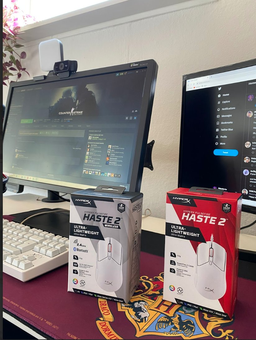 LivKatarina's tweet photo. VIND DEN HELT NYE HYPERX PULSFIRE HASTE 2 WIRED!

Vil du have fingrene i den spritnye mus fra Hyperx som ikke engang er på markedet endnu???

Alt du skal gøre for at være med er:
-Følg @LivKatarina 
-Følg hyperx på insta: https://t.co/rN5O4EXLjX
-Retweet

Vinder findes d. 25/03 https://t.co/c2ZEiSo7nG