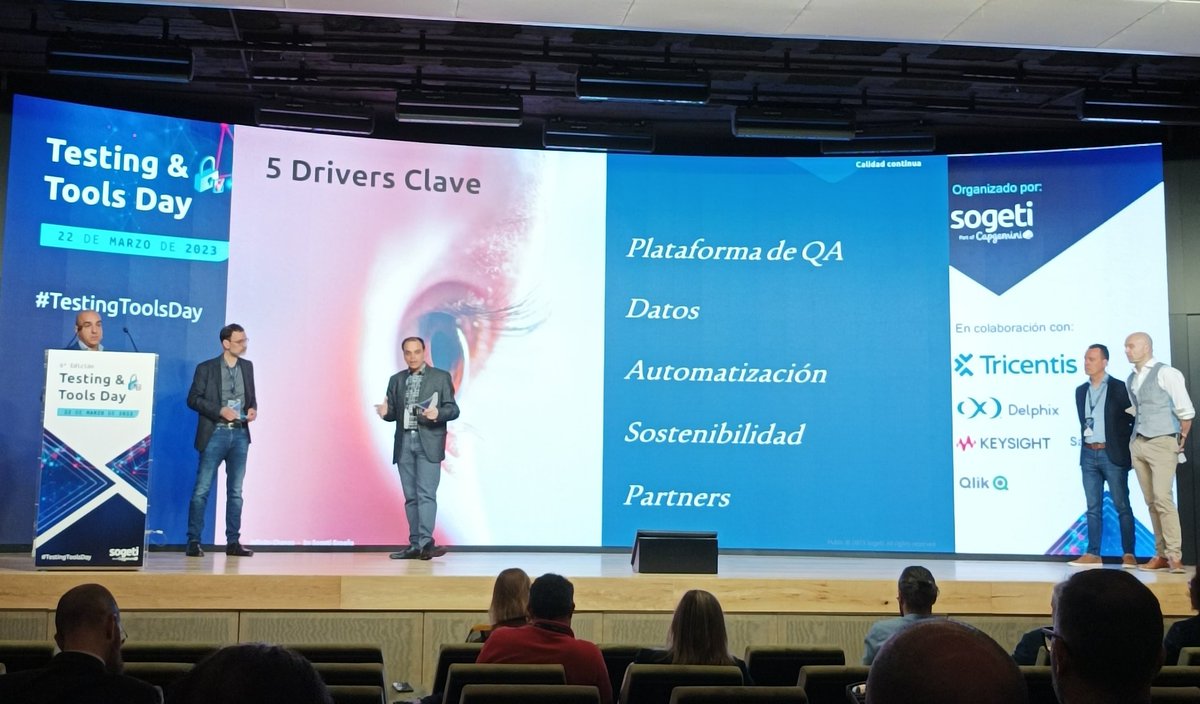 ja_jserrano's tweet photo. Albert Tort emphasize on automation and test data as QA fuel #TestingToolsDay

￼ https://t.co/RS65LtTZMQ
