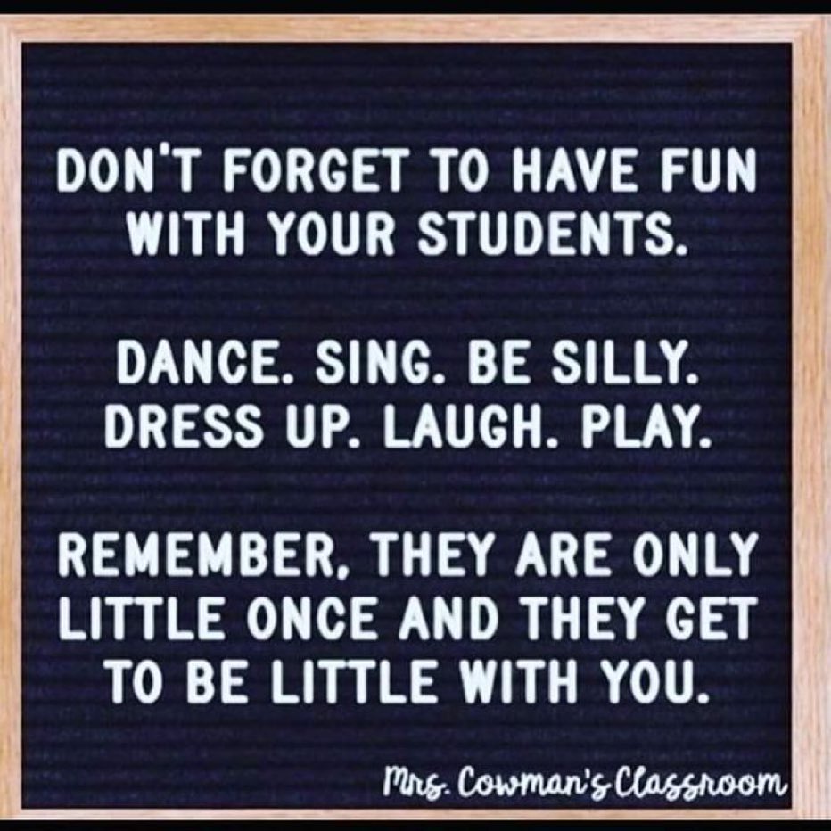 Let’s bring back FUN … #schoolculture