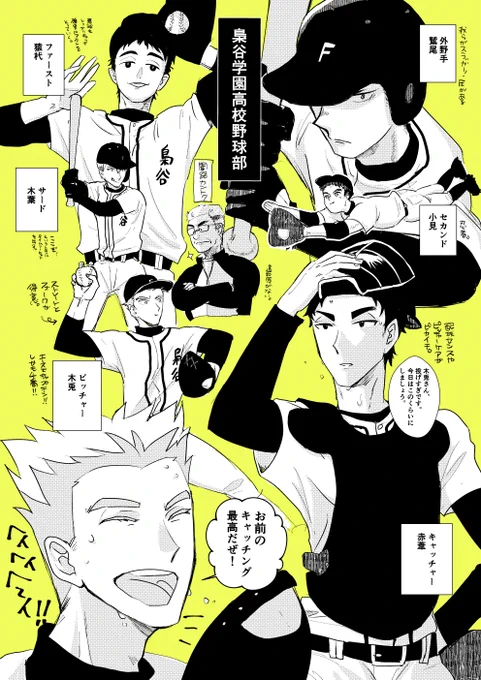🦉谷の皆さんが⚾️だったら妄想 