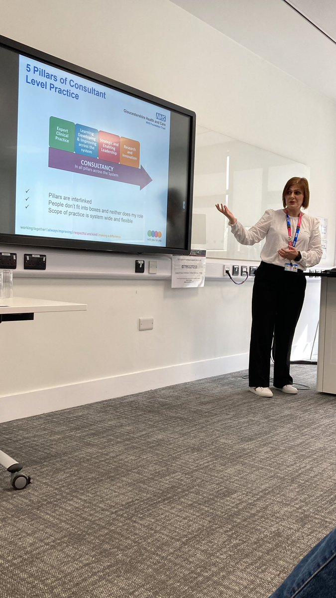 GaskinKerry's tweet photo. Consultant Level Practice in Occupational Therapy and Mental Health - Melissa Reed #GHT #AdvancedPracticeSummit2023 #OneGloucestershire https://t.co/Ahzow8HeEO