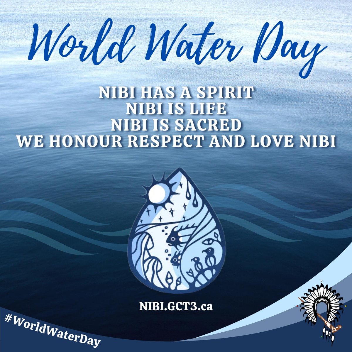 GrandCouncilT3's tweet photo. #WorldWaterDay #Treaty3Nibi 💧💙 https://t.co/WNXiXw7TQK https://t.co/uyRVkxNiiY