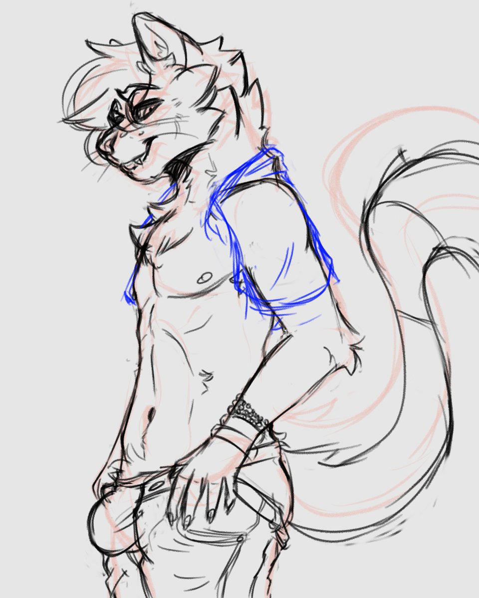 Lol thanks <a href="/HeliosGoldenSun/">◽️ZhuXiao 🔸 HeliosGS</a> for reminding me this was a thing this week.  Jumping on the meme originally for posing practice and...it spiraled lol.  Some different fits with it!  Keep an eye for the final tmmo!!!
#furry #furryartist #furryart